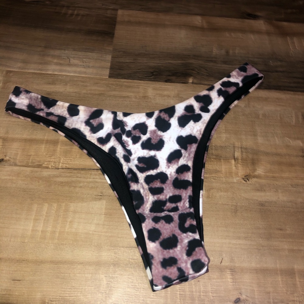 Cheeta Print Bikini Bottoms